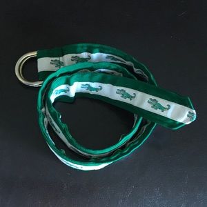 Genuine designer lacrosse belt.